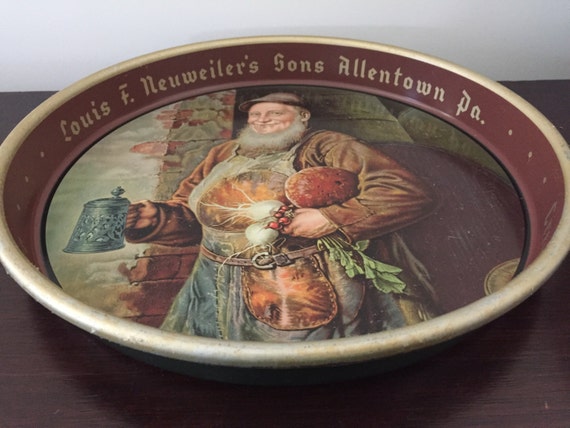 Louis F. Neuweiler's Sons Beer Tray by TheFarmFindsShop on Etsy