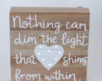 Light Up wood wall hanging