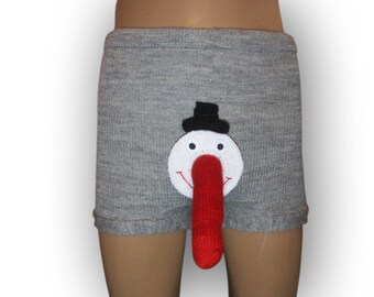 dirty santa, deer costume, christmas boxers, halloween panties, deer gifts, snow costume, snow gift, christmas boxer briefs, christmas