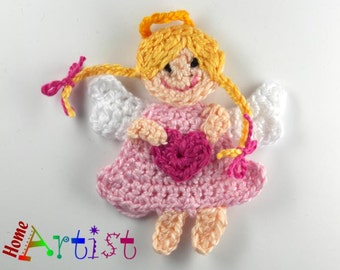 Crochet Applique Angel