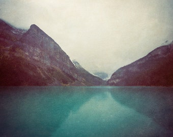 Mountain Photography, Mountain Print, Canada Rockies, Blue Wilderness Art, Wilderness Decor, Nature Photo, Moody Landscape