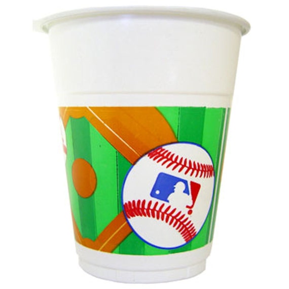 Major League Baseball Plastic Cups25 CountNEW
