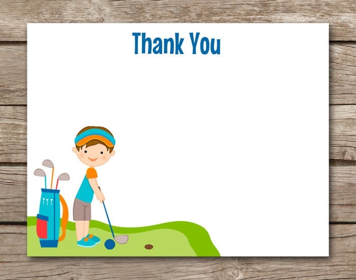 Free Printable Golf Thank You Cards