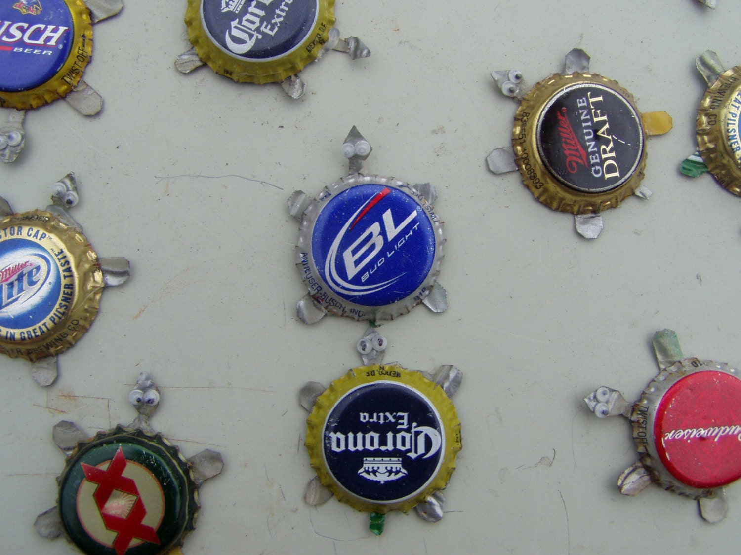 Beer Bottle Caps Turtle by weaver1141 on Etsy