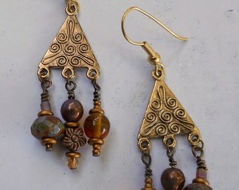 Golden Persia earrings