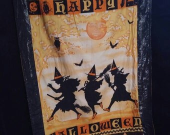 Happy Halloween Witches Banner