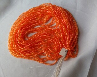 1 hank Peach AB Sol-Gel Czech seed beads