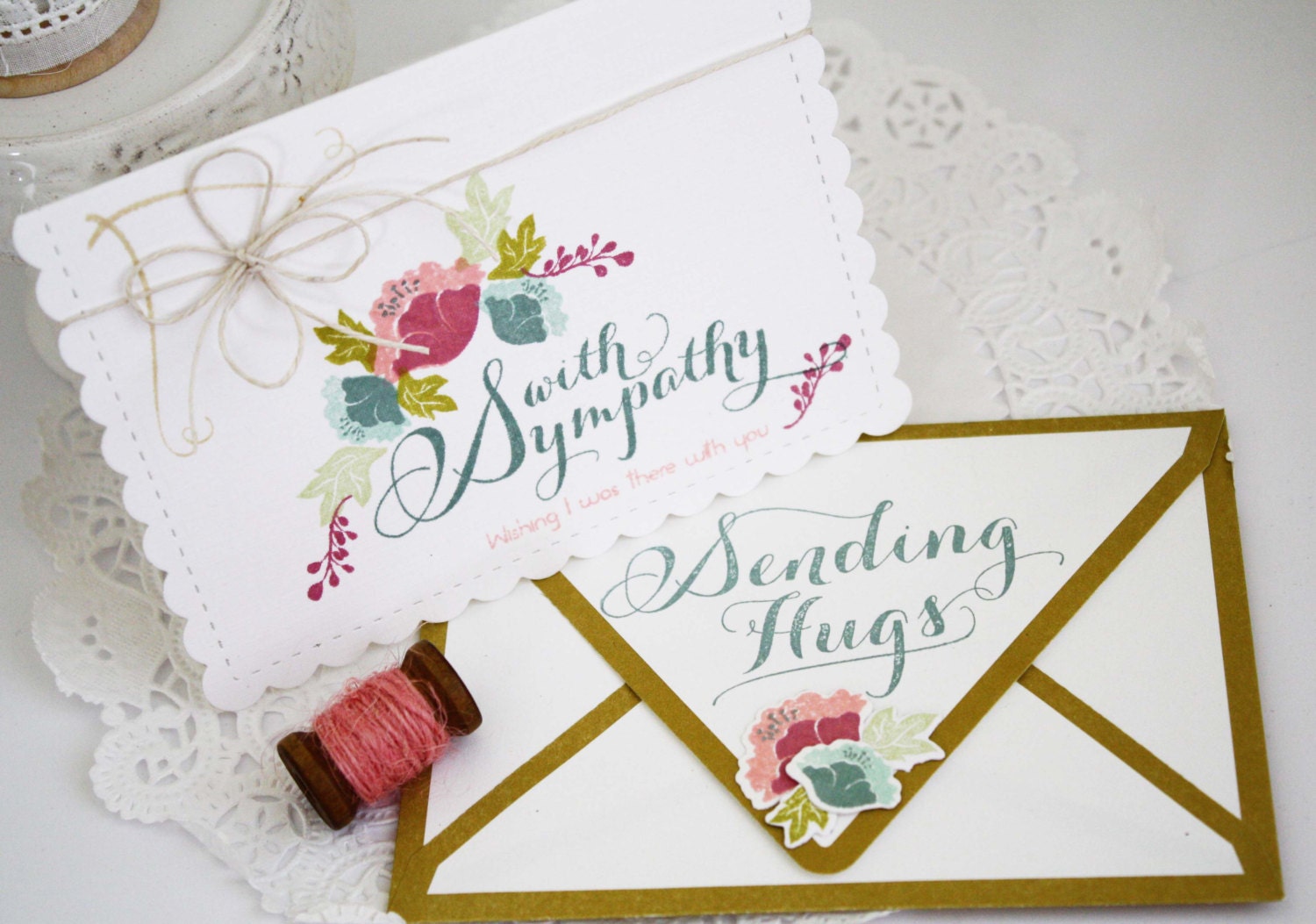 With Sympathy...Card and Envelope