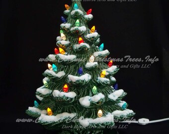 vintage style ceramic christmas tree with music by vintage style ceramic christmas tree with music by