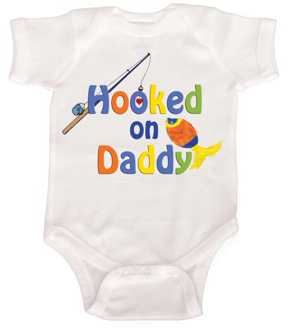 Funny Baby Boy Bodysuit Fishing Romper Newborn Romper to Kid