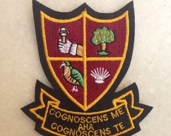 Alan Partridge Blazer Badge Cognoscens me AHA Cognoscens Te, Alan Partridge patch,