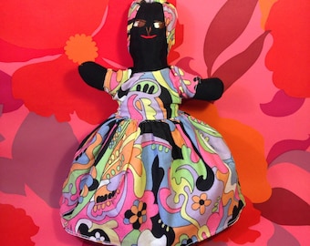 Topsy Turvy Doll - Vintage Doll - Jamaican Doll - Caribbean - Double Ended Doll - Black Doll
