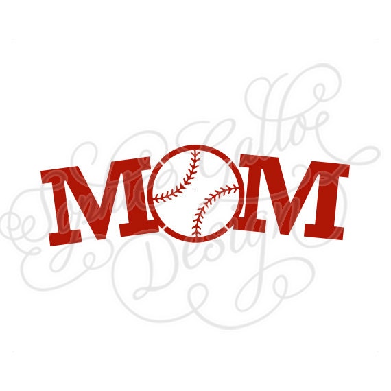 Download Baseball Mom Title design SVG DXF digital download file