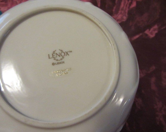 Vintage 1980's Lenox "Rose Blossom" Bowl 4 1/2", Candy Bowl, Serving Bowl, Collectable, Display Bowl, Rose Bowl Soap Dish, Gift Bowl