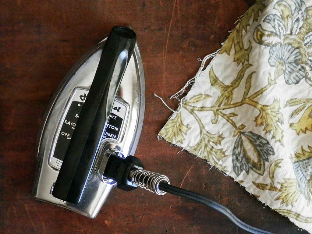 Vintage Clothes Iron Mid Century Folding Iron Travel Iron