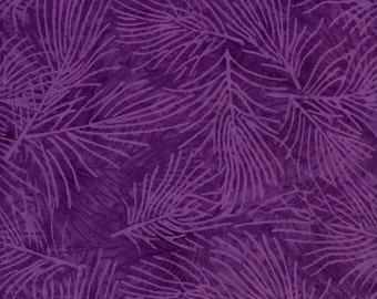 Purple Buttons Batik Fabric 100 Percent Cotton by Island