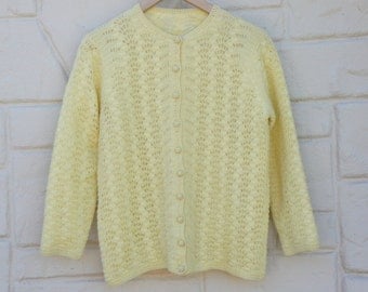 Vintage 50s-60s Women's Cardigan Sweater /Retro/ Mod /Mid Century/ Mad Men