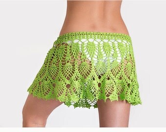 Crochet beach skirt PATTERN PDF crochet cover up