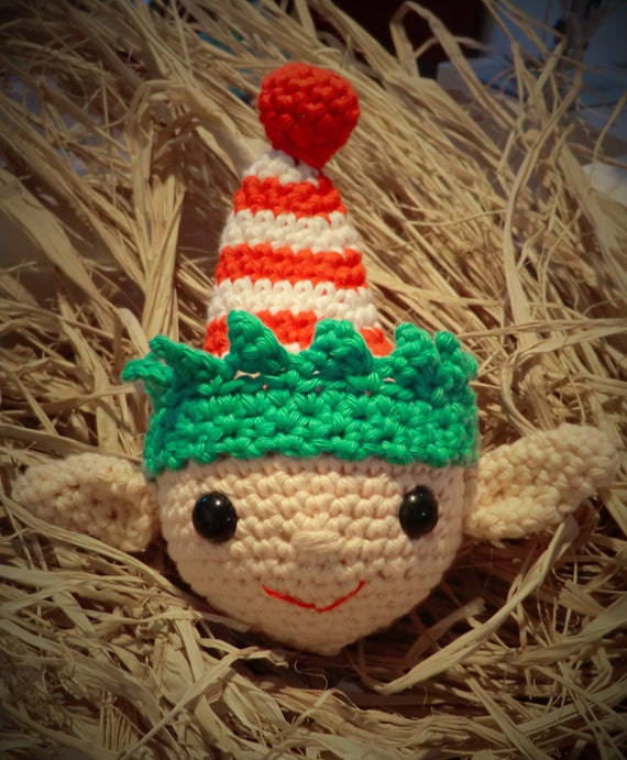 Christmas elf bauble. Festive crochet pattern pdf instant ...