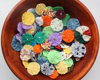 fabric yoyos