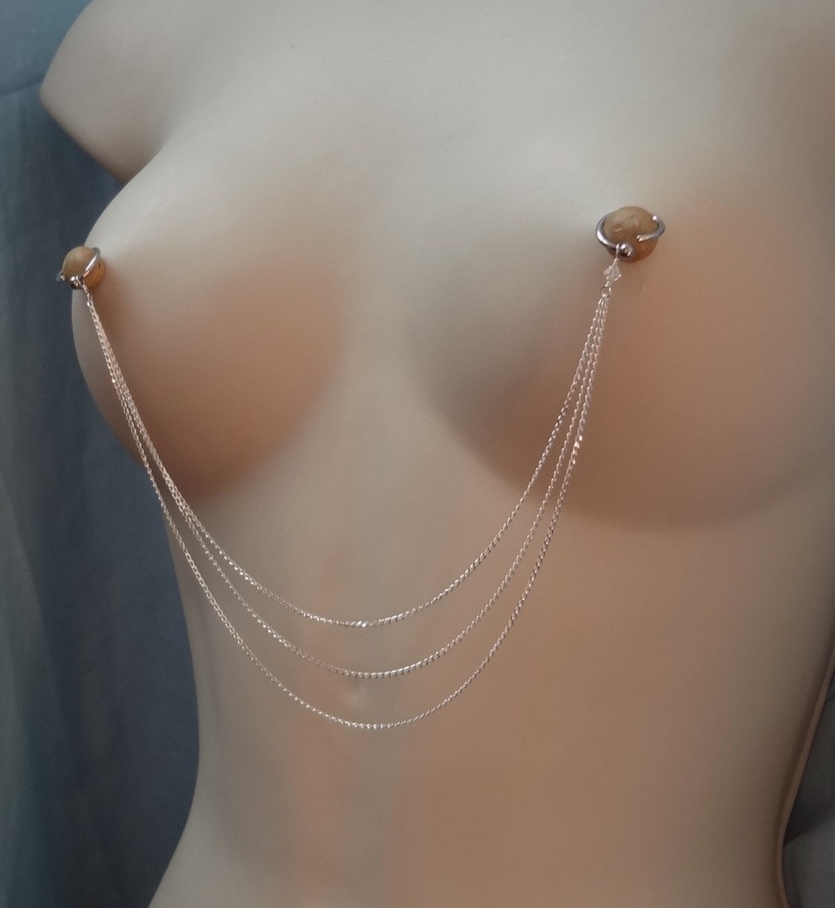 Pierced Nipple Bondage 67