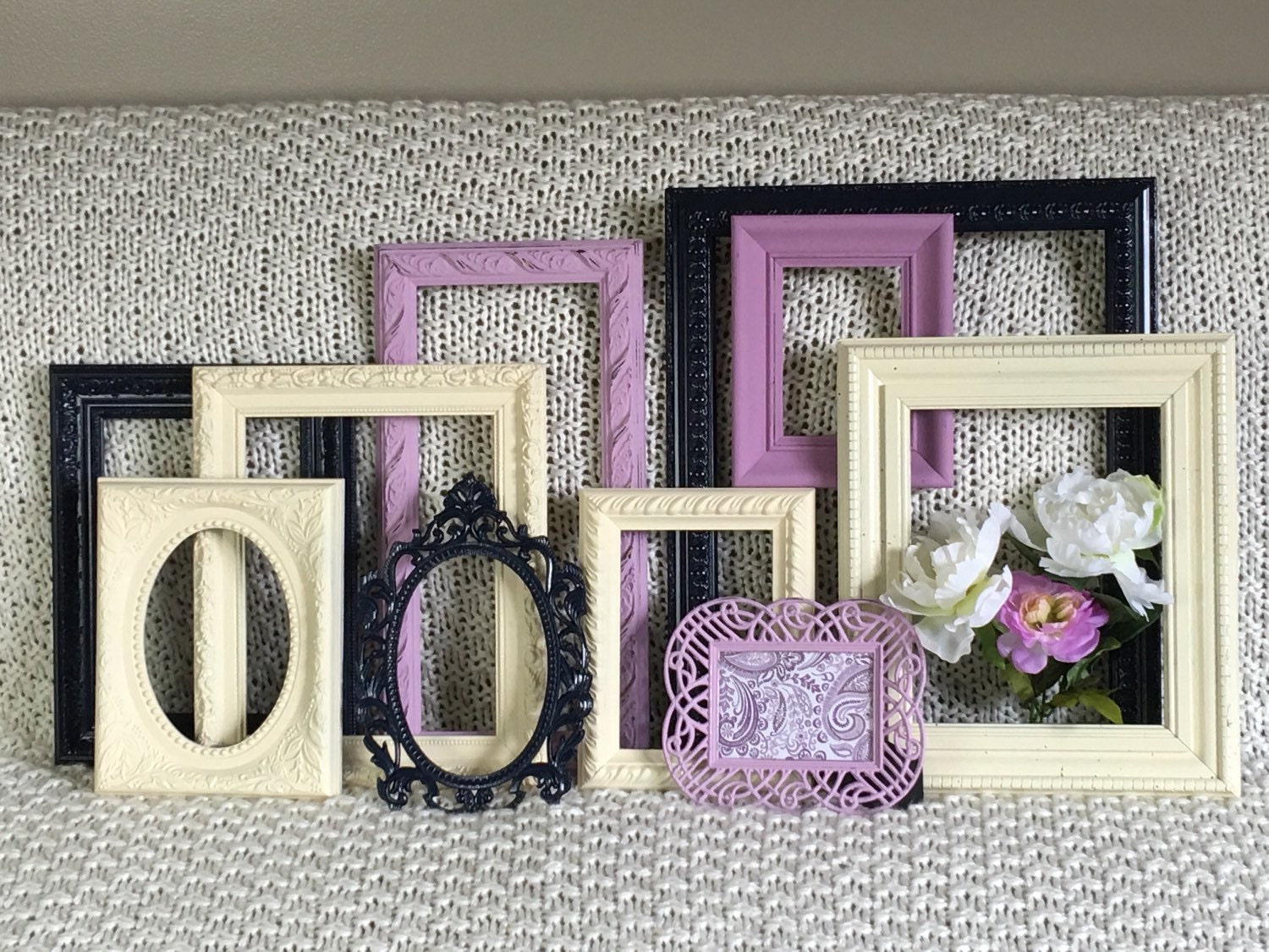 Ornate Frame Set Home Decor Wall Gallery Reclaimed Wall by EsTeRaP
