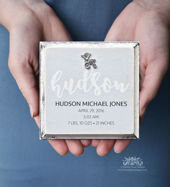 Personalized Birth Announcement Baby Gifts POPSUGAR Moms