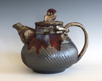 Handmade Teapot, Ceramic Teapot, Handmade Stoneware Teapot, ceramics and pottery, pottery teapot, wheel thrown teapot by Kazem Arshi