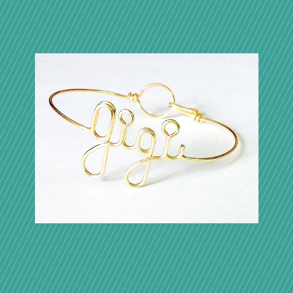 Dainty Gigi bracelet. Gigi Gift. Gigi Bracelet.