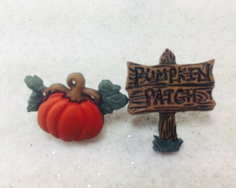 Pumpkin Earrings, Halloween Earrings, Fall Earrings, Holiday Earrings, Post Earrings Orange Earrings, Autumn Earrings, Halloween pins