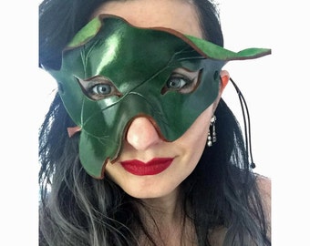 POISON IVY Mask Cosplay Costume Fancy Dress