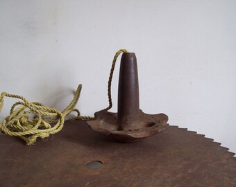 Vintage MN boat anchor cast iron anchor White Bear Lake Minn advertising