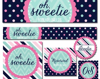 Premade Etsy Banner and Avatar Set for Small Crafty Boutiques