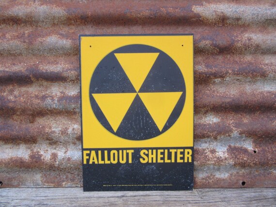 history of fallout shelter signs