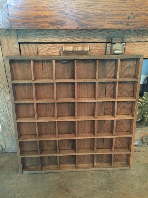 Vintage Wood Shelf Miniature shelf display Thimble Display