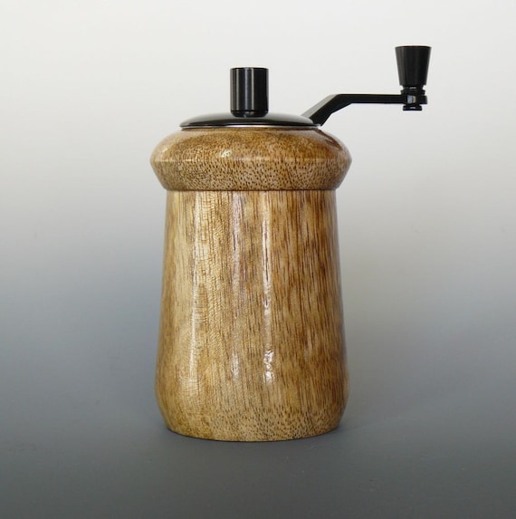 Wood Turned Pepper Mill Pepper Grinder Mango Wooden Mill