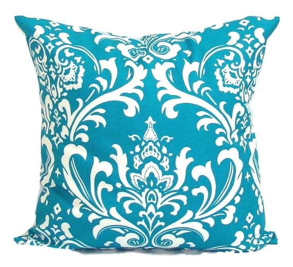Turquoise Pillows.ALL SIZES.Decorative Pillow Cover.Home