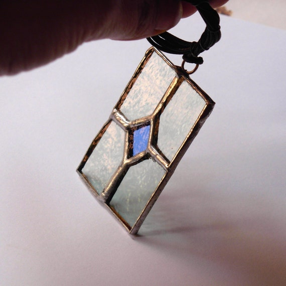 Stained glass pendant