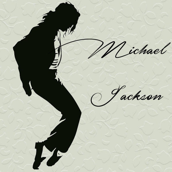 Michael Jackson SVG Cut File for Silhouette and Cricut