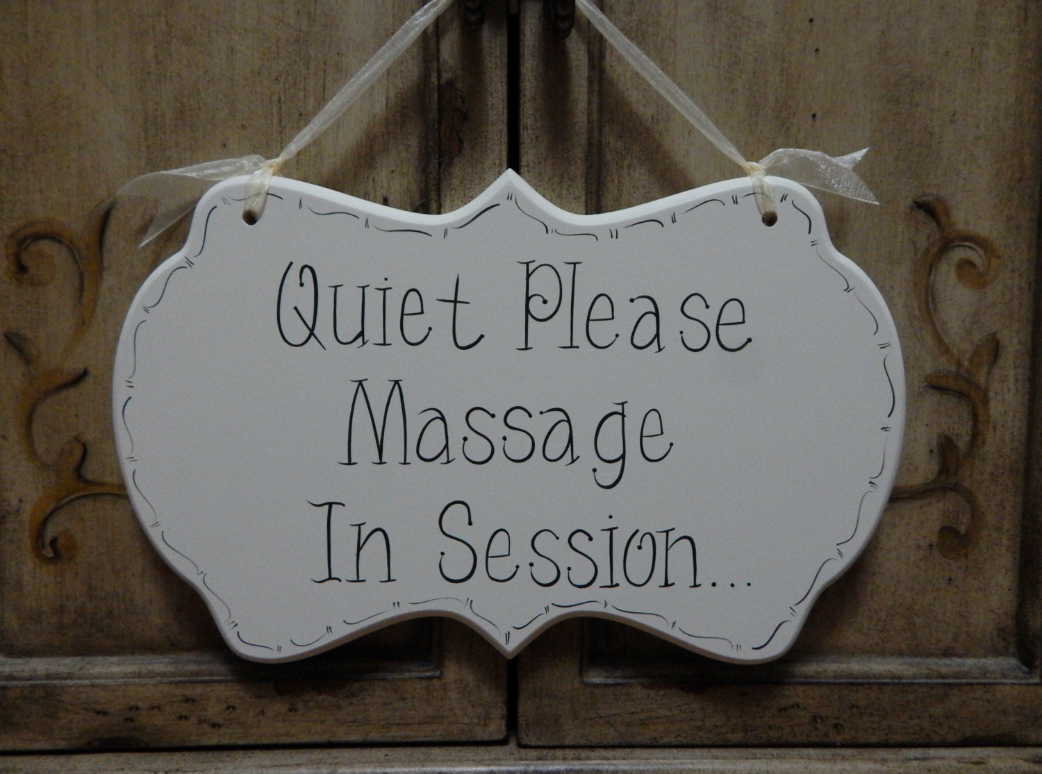 Massage Therapy Sign Quiet Please Massage In Session
