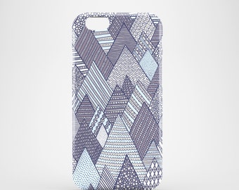 Winter Pines mobile phone case, iPhone 7, iPhone 7 Plus, iPhone SE, iPhone 6S, iPhone 6, iPhone 5S, iPhone 5, winter illustration phone case