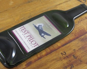 Flat Wine Bottle - Test Pilot Red Wine Blend Cooper-Garrod Winery