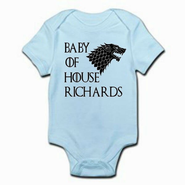 Game of Thrones Baby Onesie / Personalized Game Of Thrones