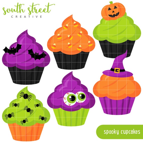 free halloween cupcake clipart - photo #45