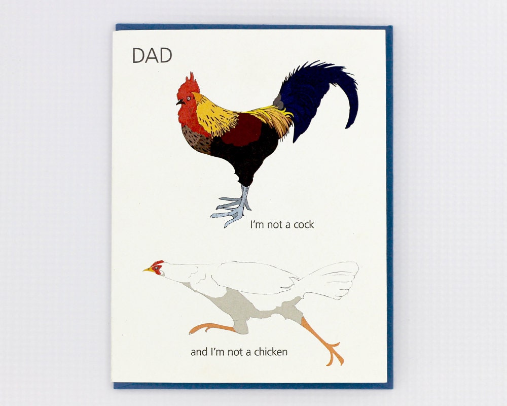 Chicken Father's Day Card