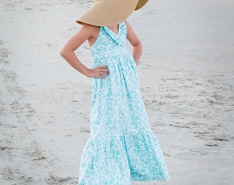 Little Girls Maxi Dress Toddler Maxi Dress EASTER dress Maxi Dress Flower Girl Dress, Size 2T, 3T, 4T, 5, 6, 6X, 7, 8, 10