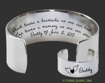 Sympathy Gifts | Memory Gifts | Bereavement Gifts | Condolence Gift | Custom Personalized Bracelet Korena Loves