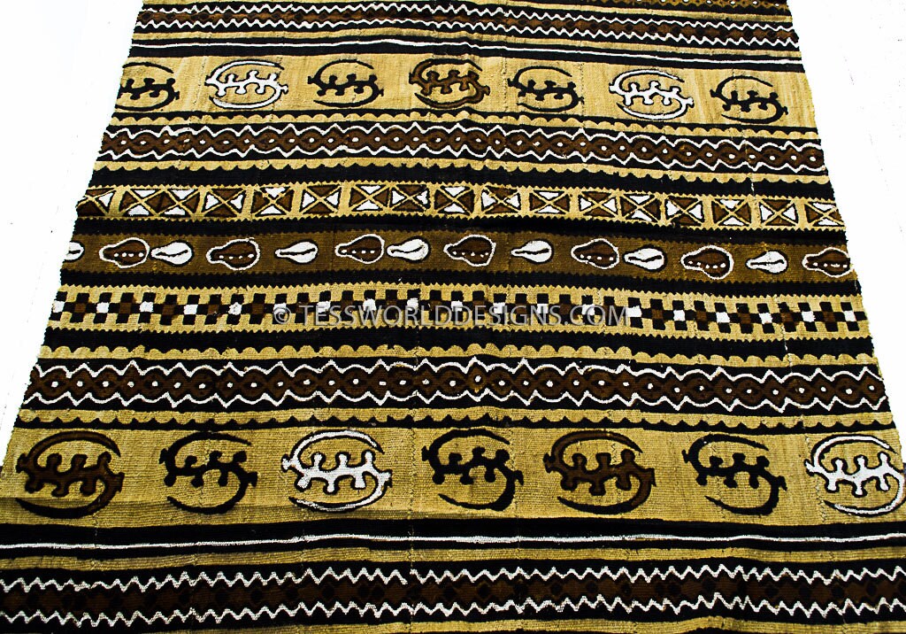 Gye Nyame Bogolan fabric Mali mud cloth African mud