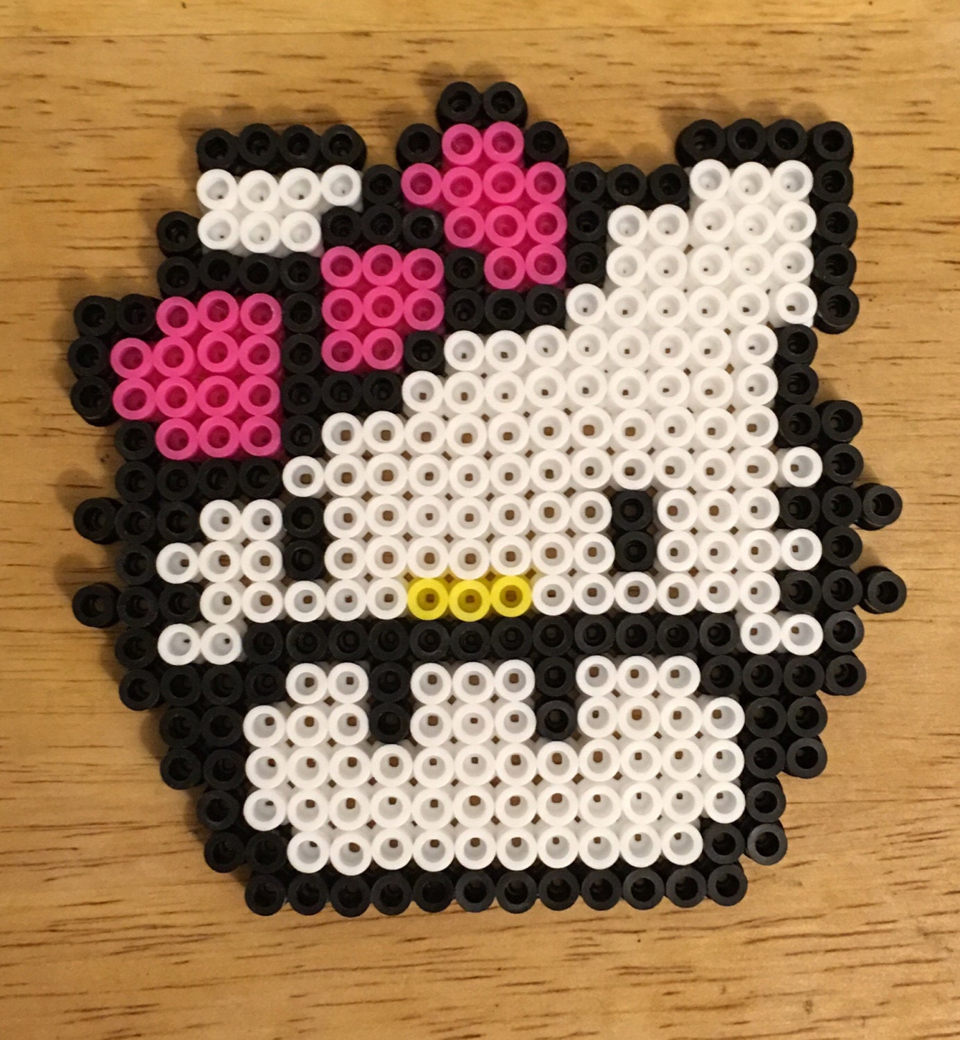 Hello Kitty Mushroom Perler