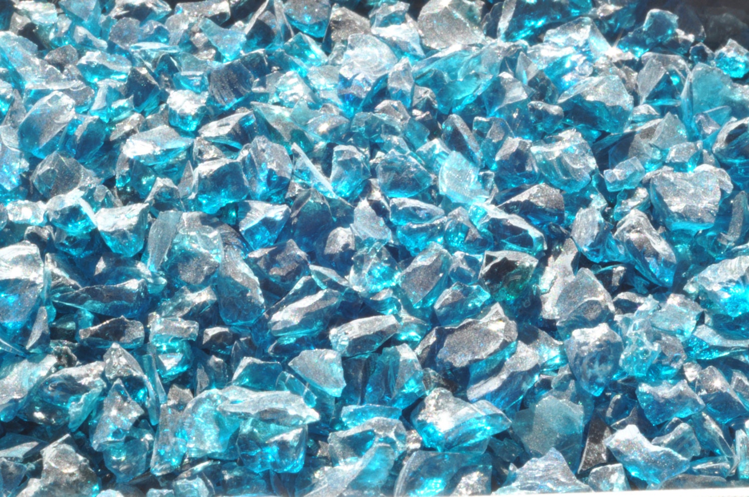 Copper Blue Gaffer Glass Frit G023 Coe 96 Size K2 from